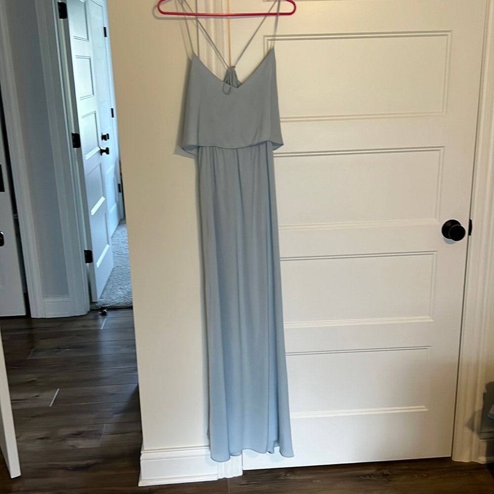 BCBGMazAzria - Haely Maxi Dress in Sky Blue